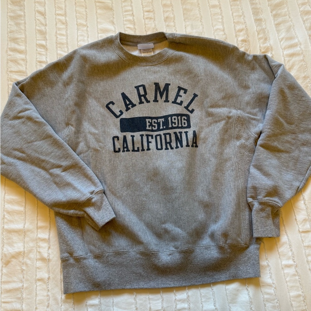 Champion Gray Carmel California Crewneck Sweater